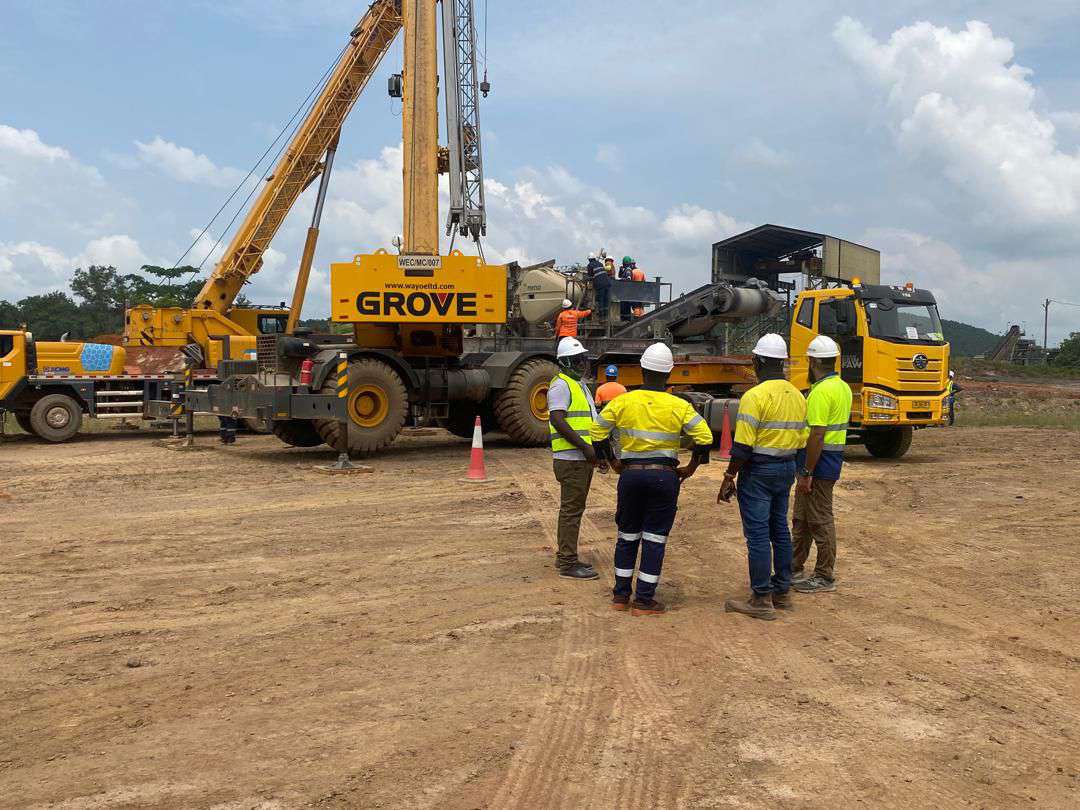OCL Africa quarry and mine site work
